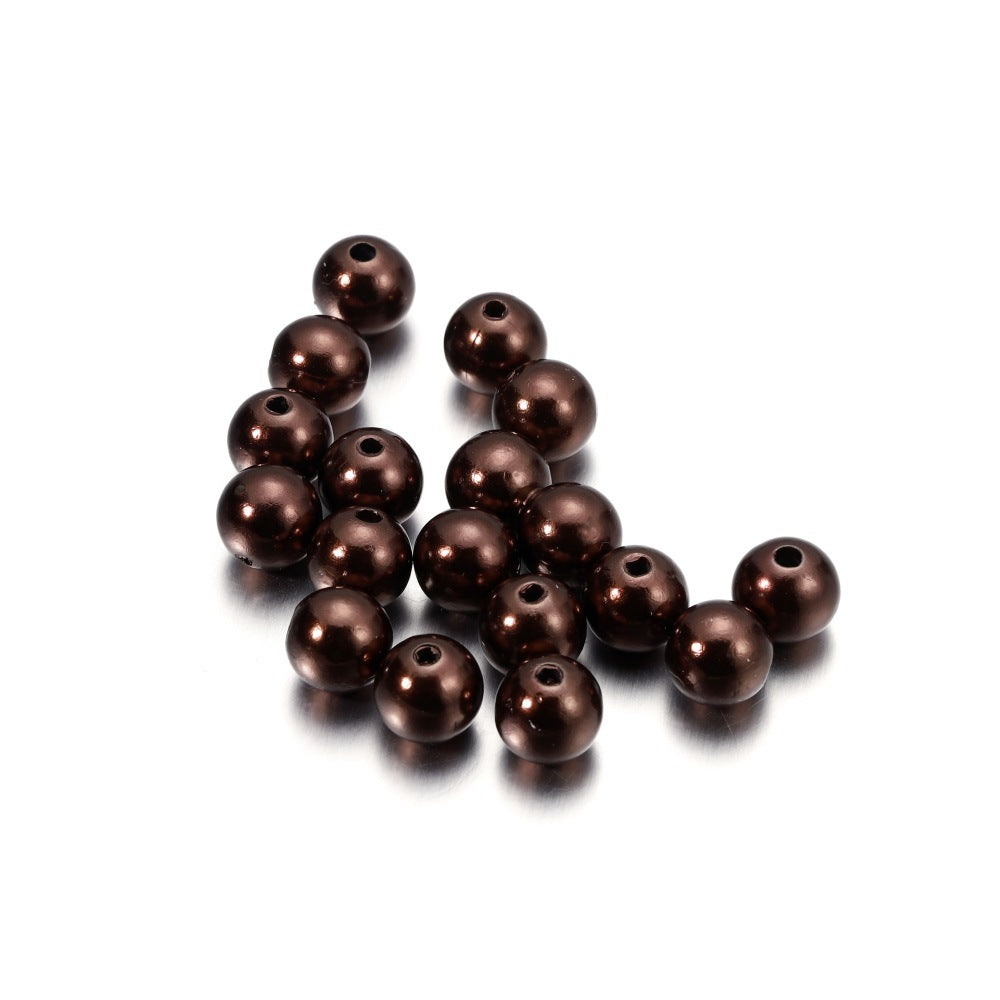 Round Pearl Beads with Hole - 5 Sizes Loose Pearls for Jewelry Making & DIY Crafts - Image 17