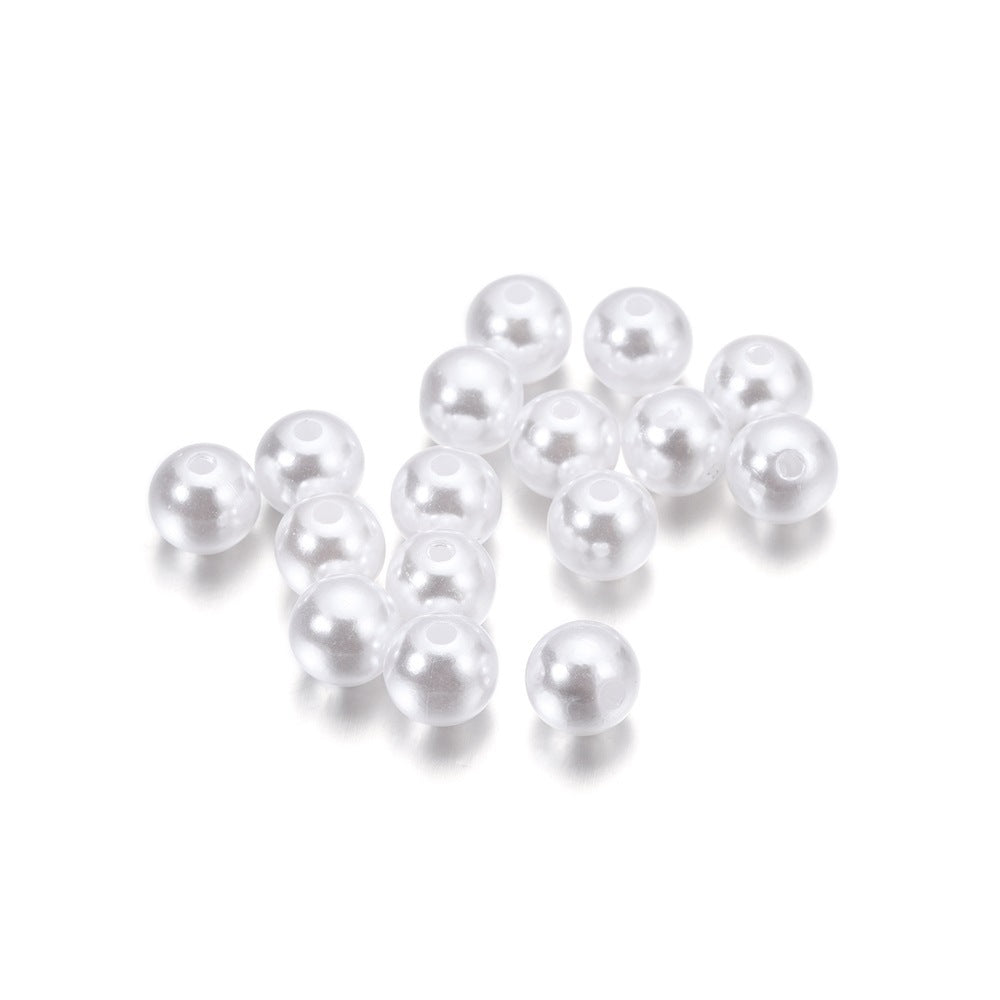Round Pearl Beads with Hole - 5 Sizes Loose Pearls for Jewelry Making & DIY Crafts - Image 14