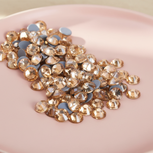 Hotfix Rhinestones, Crystal Rhinestones for Crafts Clothes DIY Decoration-Golden Shadow